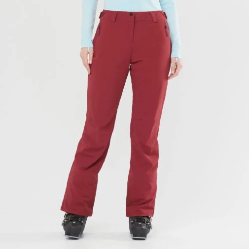 Red Salomon The Brilliant Women's Ski Pants | PH 73910X